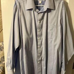 Roundtree & Yorke Classic Blue Dress Shirt